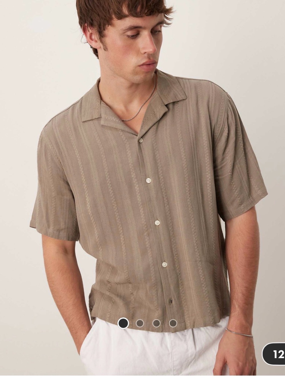 Abercrombie Cropped Button down